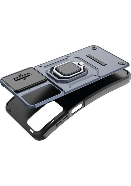 Samsung Galaxy M15 5g Halka Kickstand Pc+Tpu Telefon Kılıfı (Yurt Dışından) fırsatları