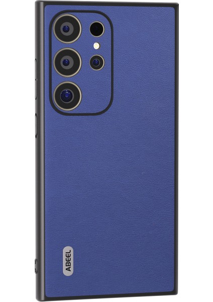 Samsung Galaxy S24 Ultra Dokulu Deri Kaplamalı Pc+Tpu Hibrit Ince Kapak (Yurt Dışından)