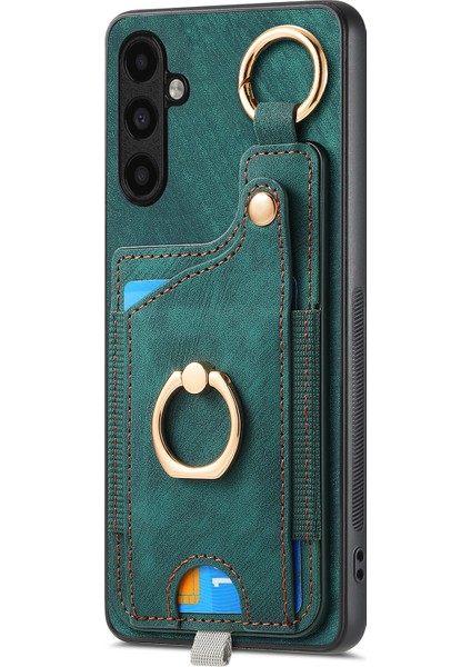 Samsung Galaxy A55 5g Kart Tutucu Deri+Tpu Telefon Arka Kapak (Yurt Dışından)