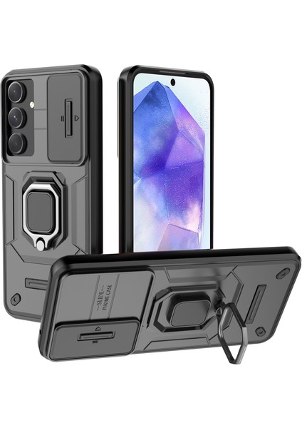 Samsung Galaxy A55 5g Pc+Tpu Çizilmez Telefon Koruyucu Kapak (Yurt Dışından)