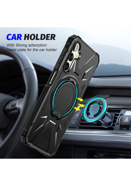 Samsung Galaxy A35 5g Manyetik Halka Tutucu Kickstand Tpu+Pc Telefon Kapağı (Yurt Dışından) fiyatları