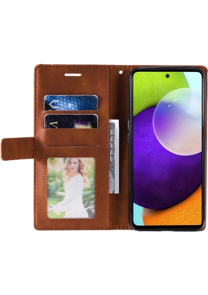 Samsung Galaxy A53 5g Cüzdan Cilt Dokunuşlu Deri Telefon Kılıfı (Yurt Dışından)