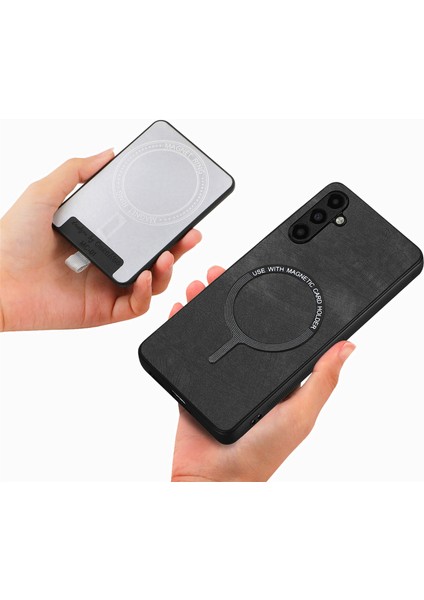 Samsung Galaxy M15 5g Manyetik Retro Ayrılabilir Kart Tutucu Telefon Kabuğu (Yurt Dışından) fiyatları