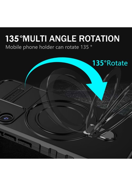 Samsung Galaxy S22+ 5g Kickstand Kapak Pc+Tpu Telefon Kılıfı Magsafe ile Uyumlu (Yurt Dışından)