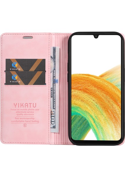 Samsung Galaxy A53 5g Litchi Dokulu Deri Cüzdan Telefon Kılıfı (Yurt Dışından)