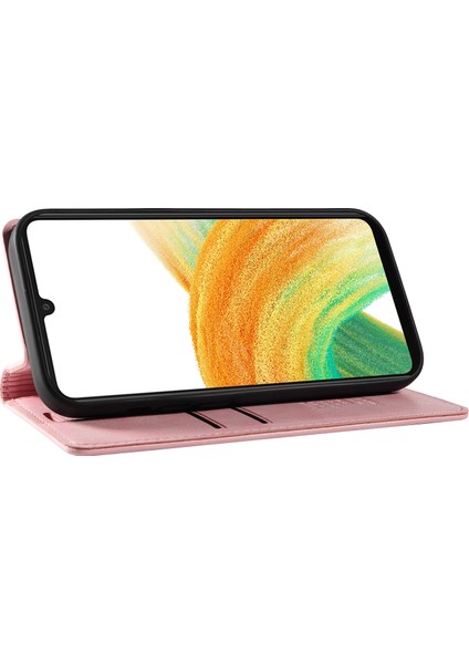 Samsung Galaxy A53 5g Litchi Dokulu Deri Cüzdan Telefon Kılıfı (Yurt Dışından)
