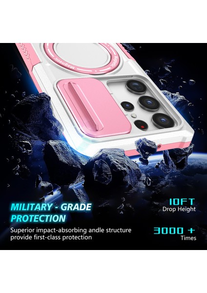 Samsung Galaxy S22 Ultra 5g Manyetik Telefon Kılıfı Pc + Tpu Kickstand Kabuk (Yurt Dışından) indirimleri