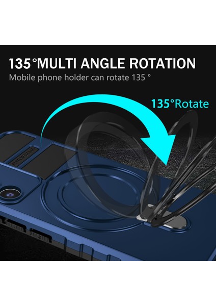 Samsung Galaxy S22+ 5g Kickstand Kapak Pc+Tpu Telefon Kılıfı Magsafe ile Uyumlu (Yurt Dışından)