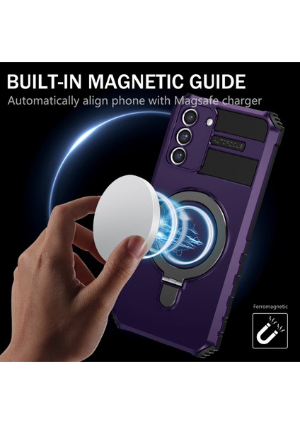 Samsung Galaxy S21 Fe 5g Manyetik Pc+Tpu Telefon Kılıfı (Yurt Dışından)