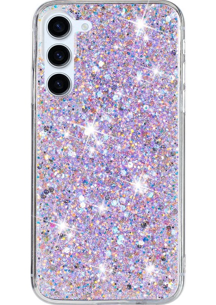 Samsung Galaxy S23+ Tpu Epoksi Payetler Damla Koruma Kapağı (Yurt Dışından)