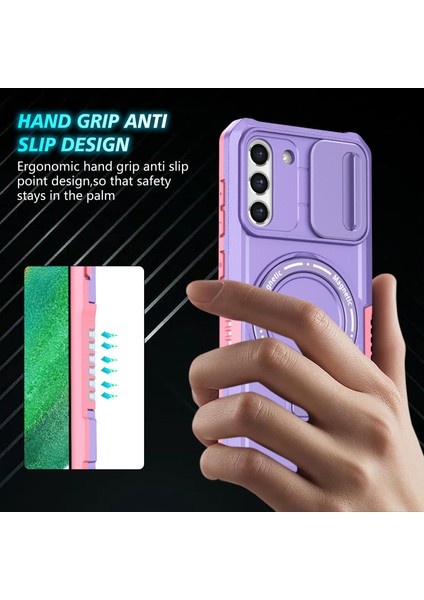 Samsung Galaxy S21 Fe 5g Pc + Tpu Manyetik Telefon Kabuğu (Yurt Dışından)