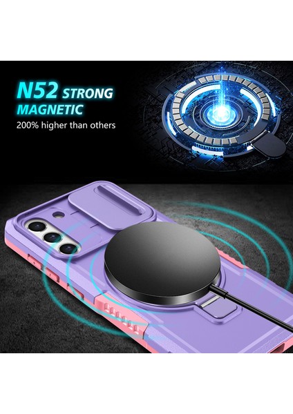 Samsung Galaxy S21 Fe 5g Pc + Tpu Manyetik Telefon Kabuğu (Yurt Dışından)
