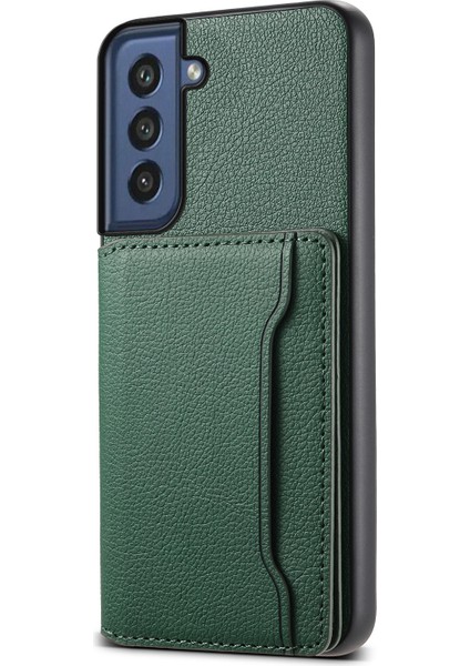 Samsung Galaxy S21 Fe 5g Buzağı Doku Kart Yuvaları Telefon Kılıfı (Yurt Dışından)