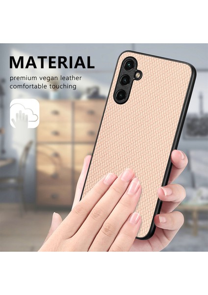 Samsung Galaxy A25 5g Lens Koruması Pu Deri Arka Kapak (Yurt Dışından)