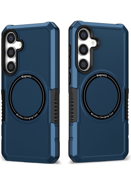 Samsung Galaxy S24 Sert Pc + Magsafe ile Uyumlu Yumuşak Tpu Ince Telefon Kılıfı (Yurt Dışından)