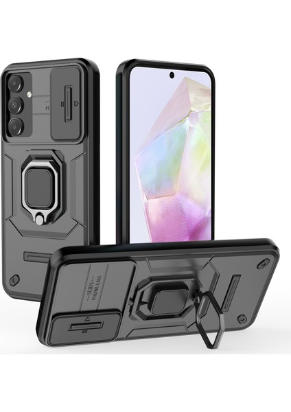 Samsung Galaxy A15 4g / A15 5g Slayt Lens Kapağı Pc + Tpu Telefon Kabuğu (Yurt Dışından)