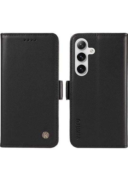 Samsung Galaxy S24 Pu Deri Folyo Cüzdan Telefon Kılıfı (Yurt Dışından)