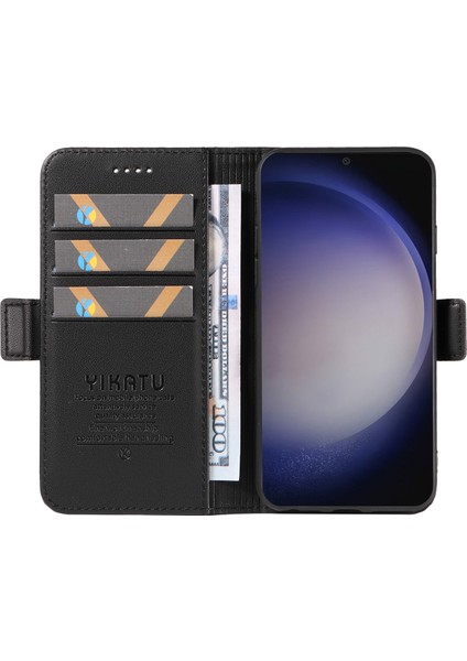 Samsung Galaxy S24 Pu Deri Folyo Cüzdan Telefon Kılıfı (Yurt Dışından)