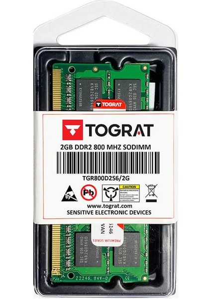 2gb Ddr2 800 Mhz Notebook Ram Bellek - TGR800D2S6/2G