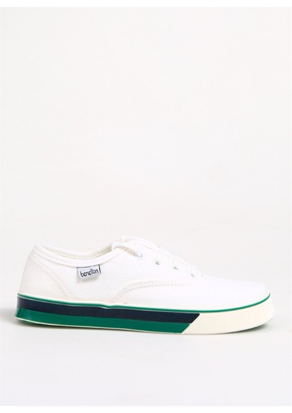 Beyaz - Yeşil Erkek Çocuk Sneaker BN-30957