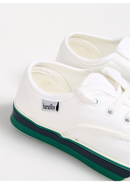 Beyaz - Yeşil Erkek Çocuk Sneaker BN-30957
