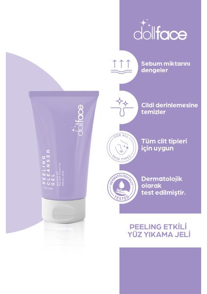 Peeling Etkili Yüz Yıkama Jeli