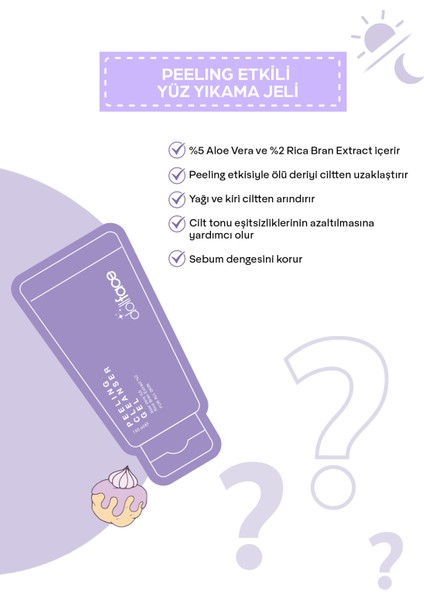 Peeling Etkili Yüz Yıkama Jeli