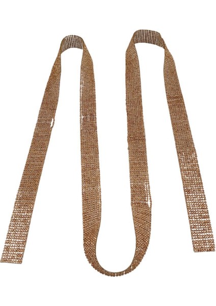 Taşlı Şerit Süs Gold Renk 1 Metre fiyatları