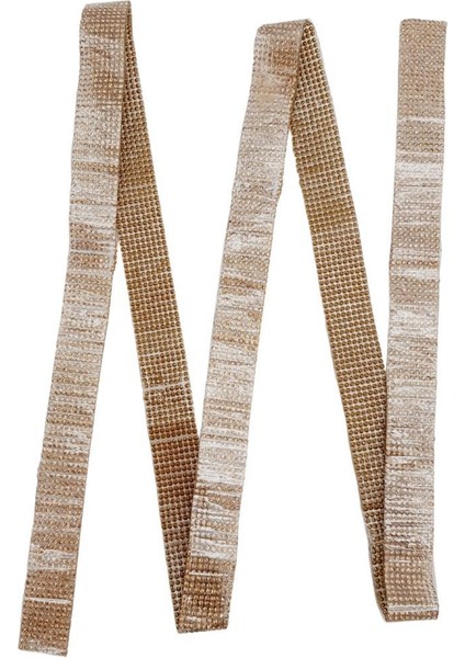 Taşlı Şerit Süs Gold Renk 1 Metre modelleri