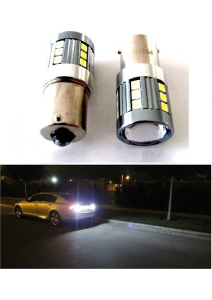 P21W Tek Duy Beyaz LED Geri Vites Oto Ampulü PH7219