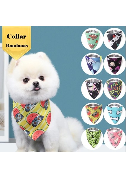 No.2 Tarzı 1.0X20-33CM Köpek Yaka Köpek Bandana Yıkanabilir Pamuk Karikatür Köpek Papyonlar Yaka Eşarp Yavru Kediler Için Köpek Aksesuarları (Yurt Dışından) fiyatları