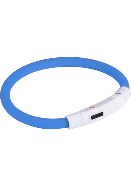 Renkli Stil 35CM Yumuşak Silikon Pet Köpek Tasması Şarj Edilebilir USB Şarj LED Tüp Yanıp Sönen Aydınlık Yavru Kedi Pil Gece Anti-Kayıp Pvc Yaka (Yurt Dışından) indirimleri