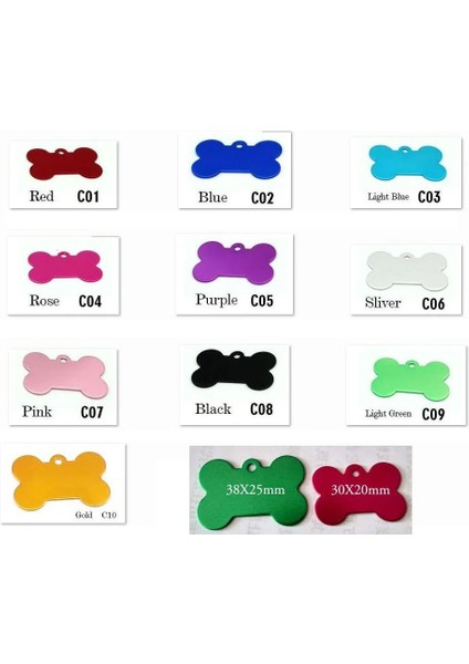 C07 Stili 30MMX21MM Lot Küçük Hayvanlar Için Köpek Kımlık Etiketleri Yavru Pet Kedi Köpek Yaka Giysileri Tasma Aksesuarları Malzemeleri Aluminiumtag Yavru Adı Tel (Yurt Dışından) fırsatları