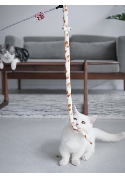 No.7 Tarzı Kedi Oyuncak Tüy Kedi Teaser Değnek Kedi Interaktif Oyuncak Komik Tırtıl Renkli Çubuk Teaser Değnek Pet Kedi Malzemeleri Kedi Aksesuarı (Yurt Dışından) fiyatları