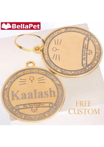 Şerit Tarzı Özel Köpek Etiketleri Kişiselleştirilmiş Kedi Etiketi Metal Oyulmuş Kimlik Etiketleri Köpek Aksesuarları Için Pet Ürün Adres Etiketi (Yurt Dışından) fiyatları