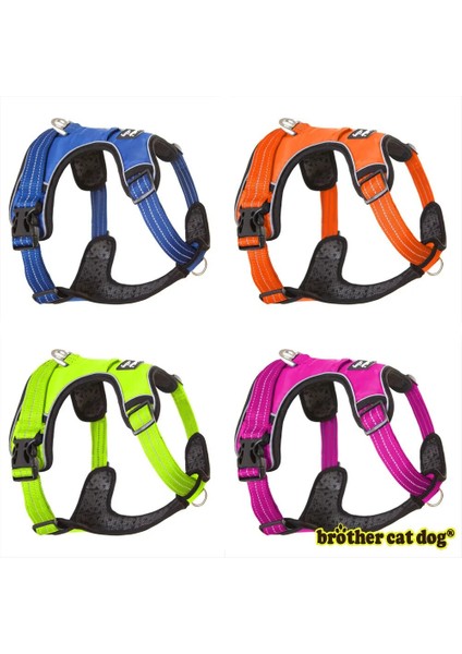 Turuncu 8816 Stili Xl Beden Yansıtıcı Pet Köpek Koşum Aksesuarları Köpekler Eğitim Yelek Pet Büyük Köpekler Için Tasma Ayarlanabilir Koşum Hizmeti Köpek Kurşun Yastıklı Halat (Yurt Dışından) fırsatları