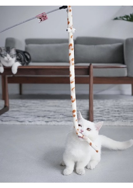 No.1 Tarzı Kedi Oyuncak Tüy Kedi Teaser Değnek Kedi Interaktif Oyuncak Komik Tırtıl Renkli Çubuk Teaser Değnek Pet Kedi Malzemeleri Kedi Aksesuarı (Yurt Dışından) modelleri