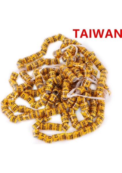 Turuncu Tarzı Plast Dijital Kuş Ayak Halkası Kuş Eğitim Malzemeleri Yarış Güvercini Renk Halkası Papağan Kuş Tanımlama Ayak Halkası (Yurt Dışından)