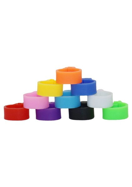 10 Renk x 100 Adet Tarzı mm Bayonet Tanımlama Halkası 5mm Geniş Açılan Güvercin Halkası Renkli Güvercin Ayak Halkası Güvercin Malzemeleri Kuş Aletleri (Yurt Dışından)