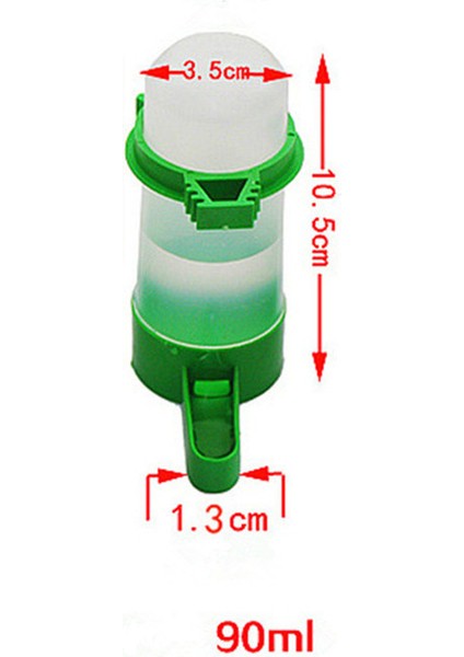 M Tarzı 2021 Sıcak Satış Yenı Kuş Su Tiryakisi Besleyici Waterer Klipsli Pet Kuş Besleme Malzemeleri Dispenser Şişe Içme Bardağı Kase (Yurt Dışından)