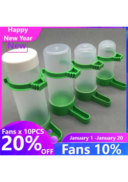 M Tarzı 2021 Sıcak Satış Yenı Kuş Su Tiryakisi Besleyici Waterer Klipsli Pet Kuş Besleme Malzemeleri Dispenser Şişe Içme Bardağı Kase (Yurt Dışından) fiyatları