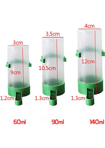 M Tarzı 2021 Sıcak Satış Yenı Kuş Su Tiryakisi Besleyici Waterer Klipsli Pet Kuş Besleme Malzemeleri Dispenser Şişe Içme Bardağı Kase (Yurt Dışından) modelleri
