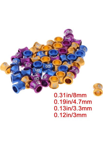 9FF801694-47 Stili Güvercin Bantları Kuş Ayak Halkası Tür Tanımlama Eğitim Halkaları Güvercin Için Pet Kuş Etiket Işareti Güvercin Civcivleri Küçük Evcil Hayvan (Yurt Dışından) modelleri