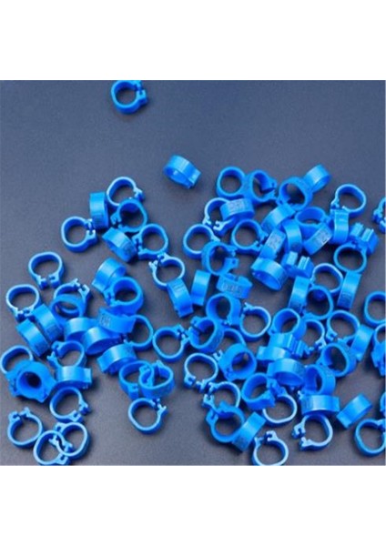 Lacivert Tarzı Kuş Halkaları Bacak Bantları Güvercin Papağan Kümes Hayvanları Klip Halkaları Numarası (Yurt Dışından)