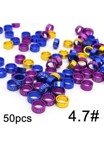 9FF801694-47 Stili Güvercin Bantları Kuş Ayak Halkası Tür Tanımlama Eğitim Halkaları Evcil Hayvan Kuş Etiketi 77UD (Yurt Dışından)