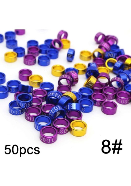 9FF801694-47 Stili Güvercin Bantları Kuş Ayak Halkası Tür Tanımlama Eğitim Halkaları Evcil Hayvan Kuş Etiketi 77UD (Yurt Dışından) fiyatları