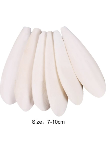 7-10CM Tarzı Kemik Mürekkep Balığı Kuş Yemi Taş Pet Papağan Kalsiyum Takviyeleri Çiğneme Mürekkep Balığı Kemik Evcil Hayvan Kuş Kafesi Gıda Dekorasyonu (Yurt Dışından)