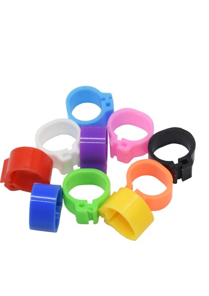 Çok Renkli 10MM Stili Geons Yüzükler Bayonet Tanımlama Halkası Açma Güvercin Halkası Renkli Güvercin Ayak Halkası Güvercin Eğitim Malzemesi (Yurt Dışından)
