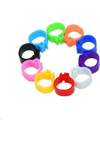 Çok Renkli 10MM Stili Geons Yüzükler Bayonet Tanımlama Halkası Açma Güvercin Halkası Renkli Güvercin Ayak Halkası Güvercin Eğitim Malzemesi (Yurt Dışından) fırsatları