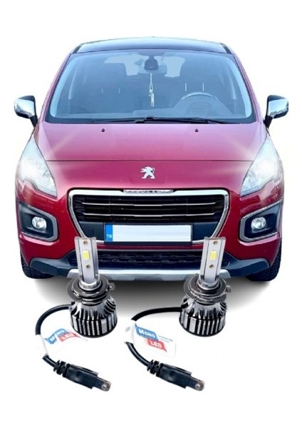 Peugeot 3008 (2013-2016) LED Kısa Far Ampulü Mono H7